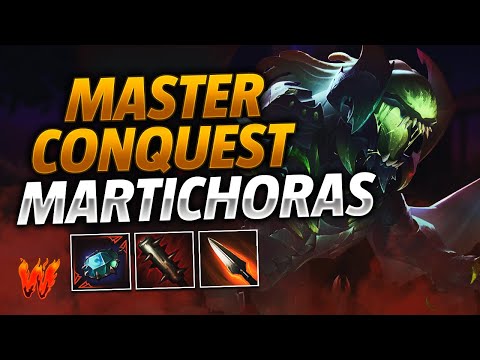 MARTICHORAS, MAS ADC OP POR AQUI - Warchi - Smite Master Conquest