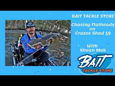 Bait Tackle Store: Chasing Flathead with The Crazee Shad 59 SF/MR