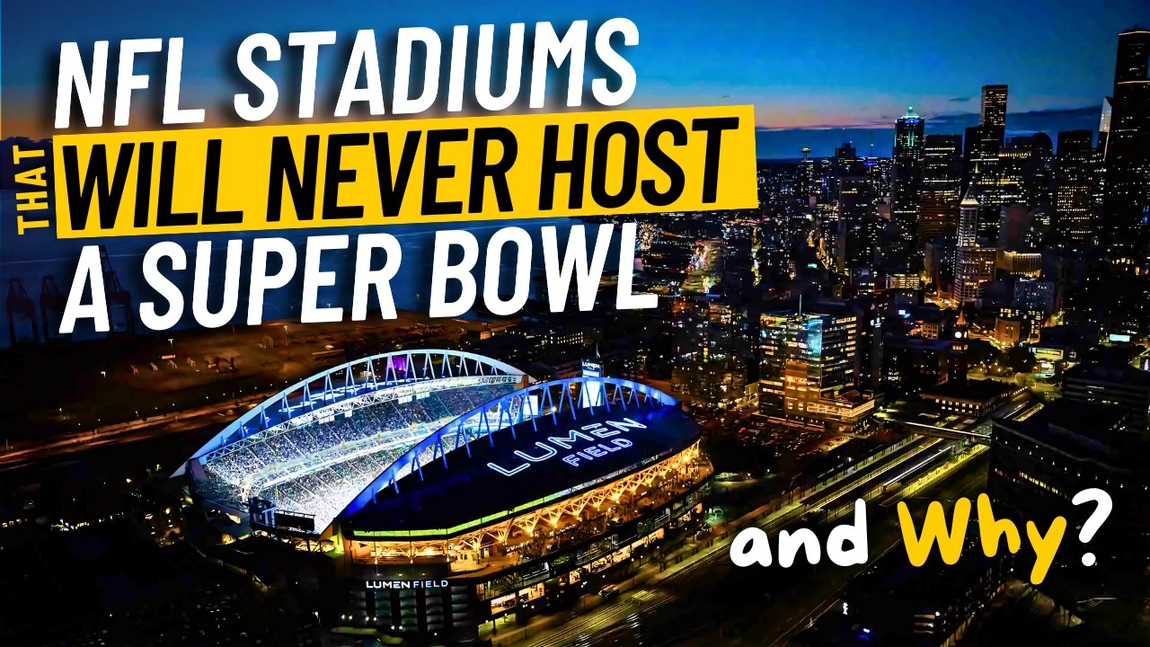 🏈 NFL Stadiums That Will NEVER Host a Super Bowl!