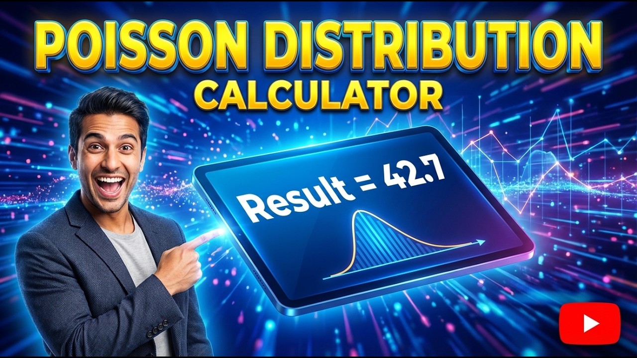 Poisson Distribution Interactive Calculator