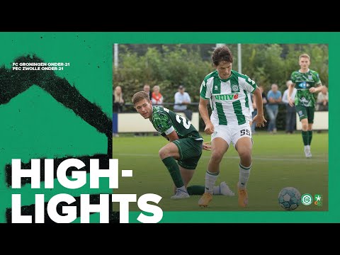 Onder-21 niet langs PEC Zwolle op Corpus (Highlights)