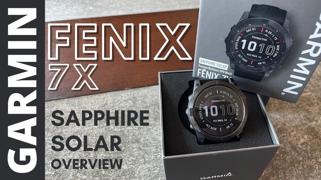 Garmin Fenix 7X Sapphire Solar Overview