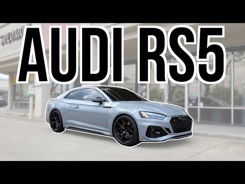 Audi RS5: Vossen Wheels HF-5 Gloss Black