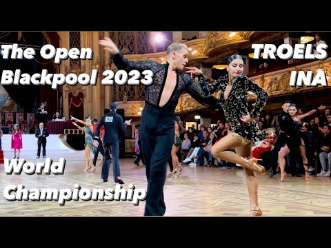 Troels Bager - Ina Jeliazkova | The Blackpool Open 2023 | Cha-cha-cha | World Championship Latin