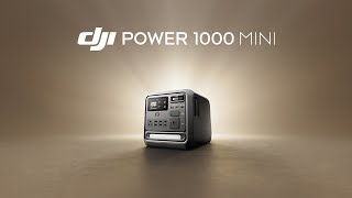 Apresentamos o novo DJI Power 1000 Mini, a fonte de alimentação portátil de 1 kWh mais compacta d...