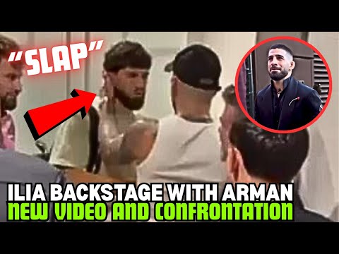 Ilia Topuria SLAPS Arman Tsarukyan Backstage At UFC Qatar (NEW VIDEO)