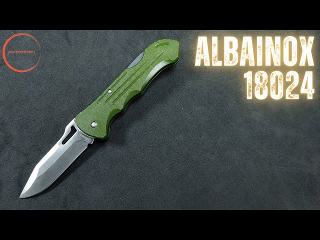 Vídeo relacionado con Albainox 18024 Navajas, Unisex Adulto, Verde, Única