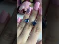 Серебряные серьги с мистик топазом 4.28ct