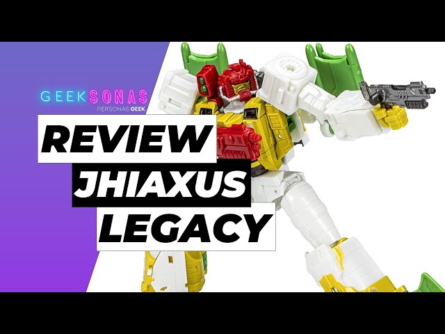 Vídeo relacionado con Transformers Juguetes Generations Legacy Clase Viajero F3058 Figura G2 Universe Jhiaxus - 17.5 cm - Edad: 8+