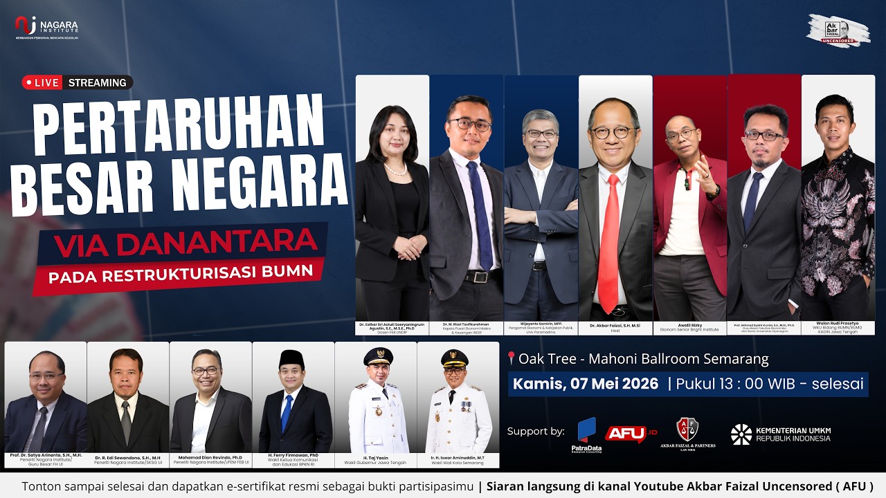 Round Table Discussion: Pertaruhan Besar Negara Via Danantara Pada Restrukturisasi Bumn