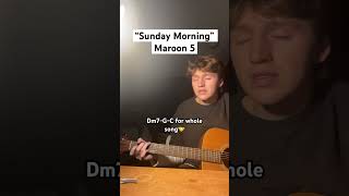 Sunday Morning - Maroon 5 (Guitar Tutorial) #guitar #guitarcover