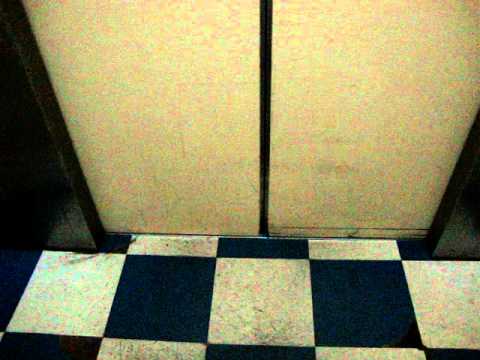 Amazing Old Mitsubishi Traction Freight Elevator/Lift at CITIC Hotel Beijing Airport, Beijing, China