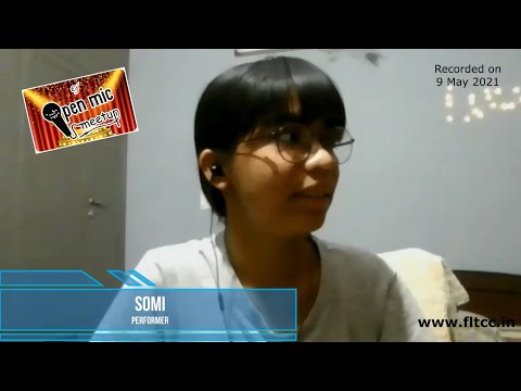 Poetry by Somi | Open Mic Meetup | Online Event | 9 May 2021 | FLTCC