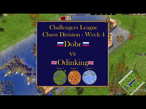 AoM Challengers League - Dobr vs Odinking - Week 4
