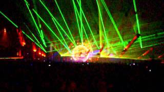 zany & the pitcher @ qlimax 2011 (laser show)