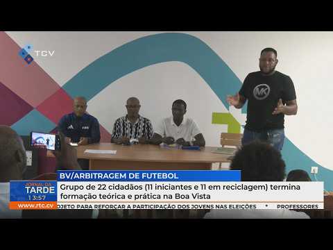 Arbitros Futebol: Grupo de 22 cidadãos termina formação na Boa Vista
