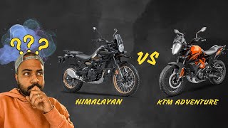 Himalayan 450 vs Ktm 390 Adventure 🏍️ Which is better? 😕 #himalayan450 #ktm390adventure