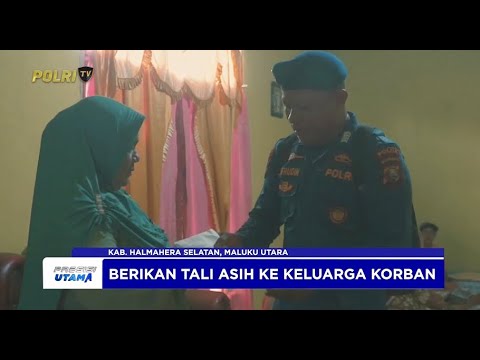 WUJUD KEPEDULIAN, POLAIRUD SALURKAN TALI ASIH KE KELUARGA JURNALIS KORBAN LEDAKAN SPEED BOAT RIB 04