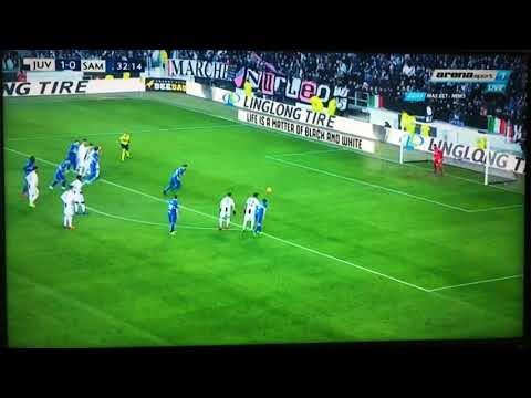 Quagliarella penalty goalvs Juventus 1-1