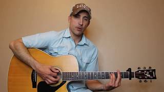 Radio And The Rain - Chris Young - Guitar Lesson | Tutorial