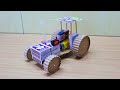 How To Make Matchbox Tractor At Home Tractor Making With Matchbox The Crafts Crew