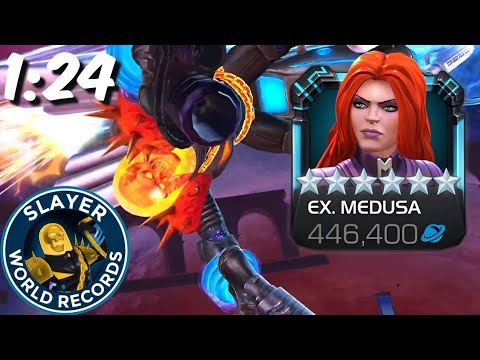 ABYSS MEDUSA SOLO! World Record! Aptitude Rotation! - Marvel Contest of Champions