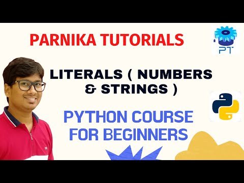 L 7 Literals Numbers Strings Python Programming Python Course For Beginners