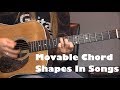 Movable Chord Shapes In Songs | GuitarZoom.com | Steve Stine