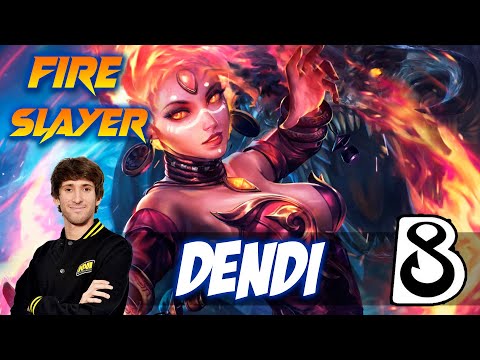 DENDI LINA - FIRE SLAYER - Dota 2 Pro Gameplay [Watch & Learn]