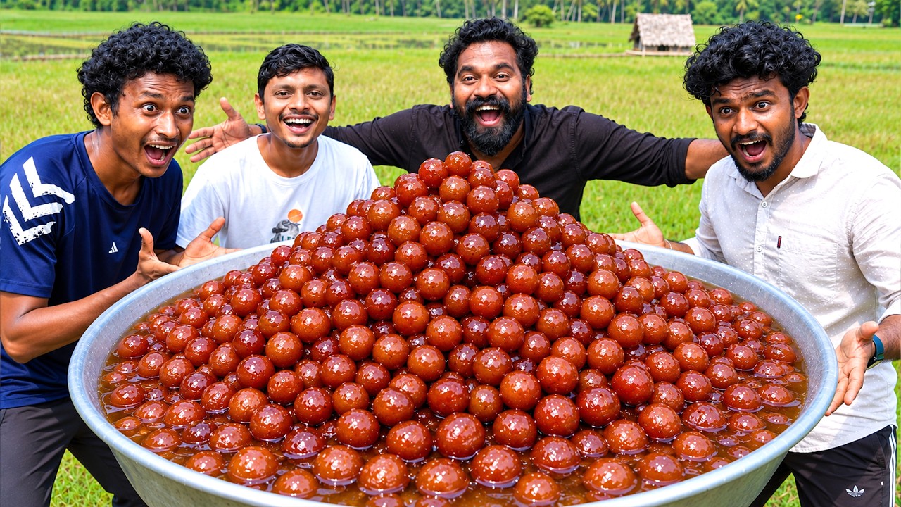 GULAB JAMUN MAKING | ONLY 3 INGREDIENTS | M4 Tech |