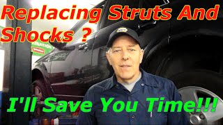 How to replace front and rear struts and shocks on a Saturn