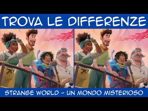 Trova le differenze Disney Strange World - Un mondo Misterioso | Spot the Difference | Ability Quiz