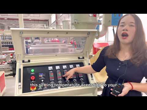 How to start the extruder machine？ what we should prepare before run the machine ?