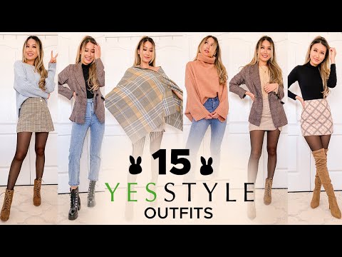 15 YESSTYLE Outfits | Try on haul and review