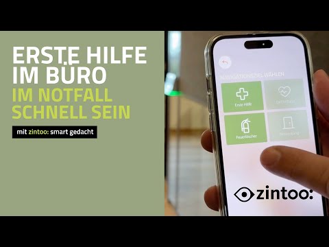 zintoo: | Erste Hilfe beim Notfall im Büro, smart gedacht