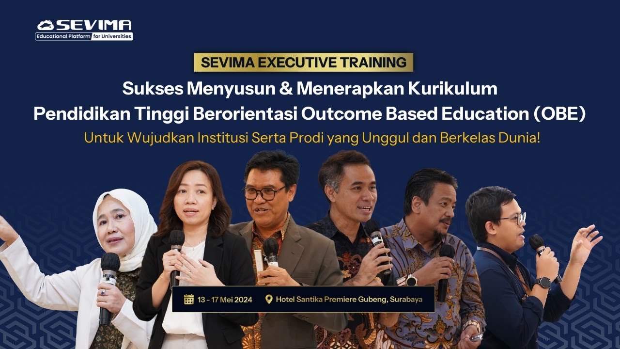 Peningkatan Kualitas Kampus, 60 Perguruan Tinggi Mengikuti SEVIMA Executive Training: Kurikulum OBE!