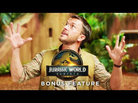 Thumbnail for video: Jonathan Bailey On Crafting The World Of Jurassic World: Rebirth - Bonus Feature Thumbnail for video: Jonathan Bailey On Crafting The World Of Jurassic World: Rebirth - Bonus Feature