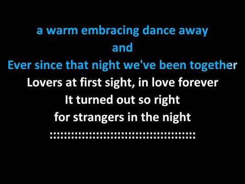 Frank Sinatra - Strangers In The Night KARAOKE