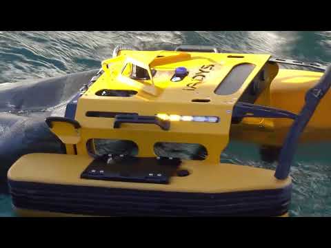 ROBOT MARIN ÉCOLOGIQUE JELLYFISHBOT IADYS COLLECTEUR DE DÉCHETS ET HYDROCARBURES DE SURFACE TÉLÉCOMMANDÉ OU AUTONOME LIDAR SONAR_7