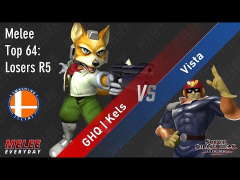House of Paign 19 - GHQ | Kels (Fox) vs. Vista (Captain Falcon) - SSBM - Top 64 - Losers R5