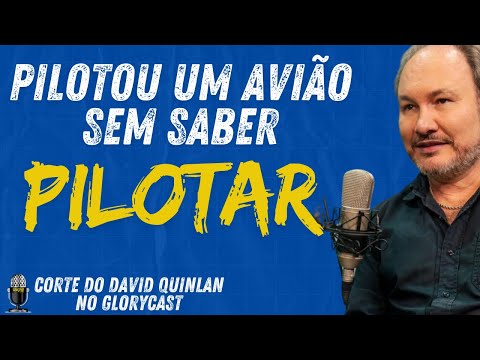 DAVID QUINLAN PILOTA AVIÃO SEM SABER! | CORTE DO GLORYCAST COM LU ALONE | UNÇÃO CAST