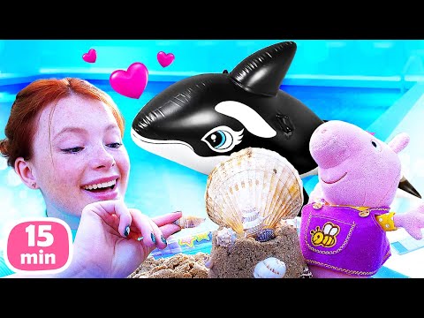 Spielspaß mit Irene und Peppa Wutz Kompilation | Plüpa Plüsch Paradies - Spielzeug Videos für Kinder