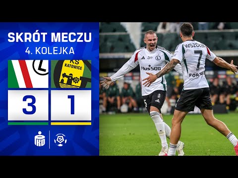 Legia - GKS Katowice |SKRÓT| Jędza time! 2 gole w doliczonym czasie! | Ekstraklasa 25/26 | 4.kolejka