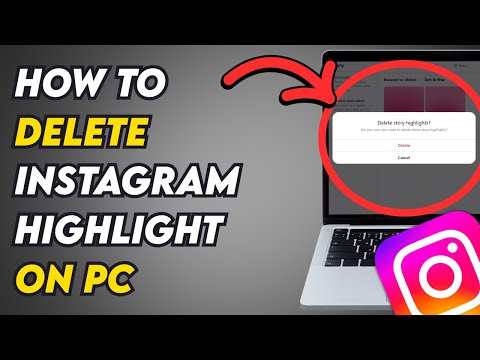 How To Delete Your Highlight On Instagram On PC (New Trick)