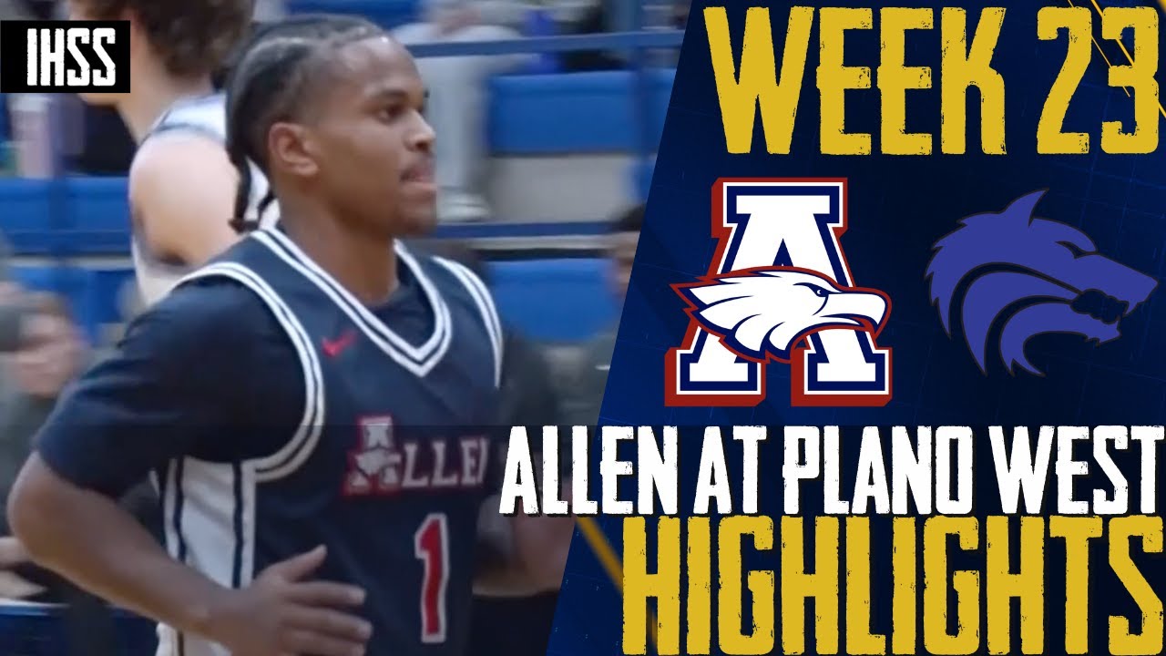Plano West vs. Allen Thrilling Match Highlights! | High School Basketball