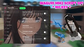 UPDATE! Waguri MM2 script OP! *NO KEY*(crosshair changer, bomb jump, silent aim, shoot murder)