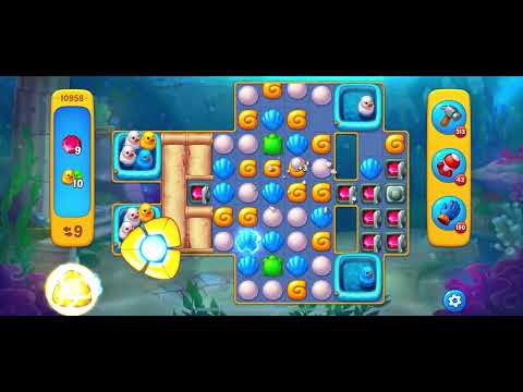 Fishdom level 10958 no boosters フィッシュダム ノーマル