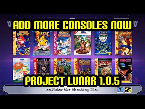 Add more Games & Consoles to Sega Genesis & Megadrive Mini 32x,GG,MS with Project Lunar 1.0.5