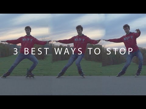 HOW TO SKATE TUTORIAL: 3 BEST WAYS TO STOP ON SKATES - LORENZO GUSLANDI