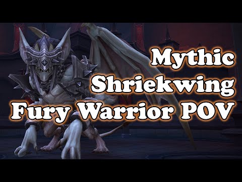 Mythic Shriekwing Fury Warrior POV and Commentary